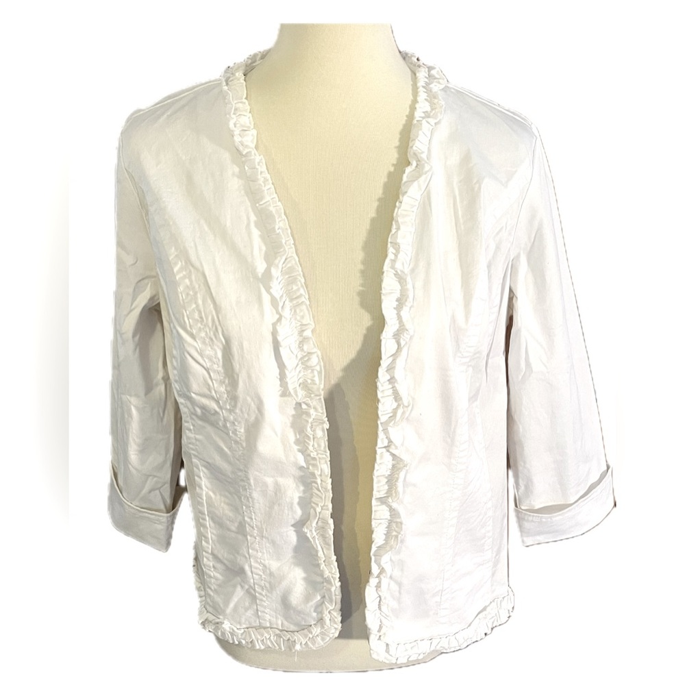 Tria ruffle trim jacket